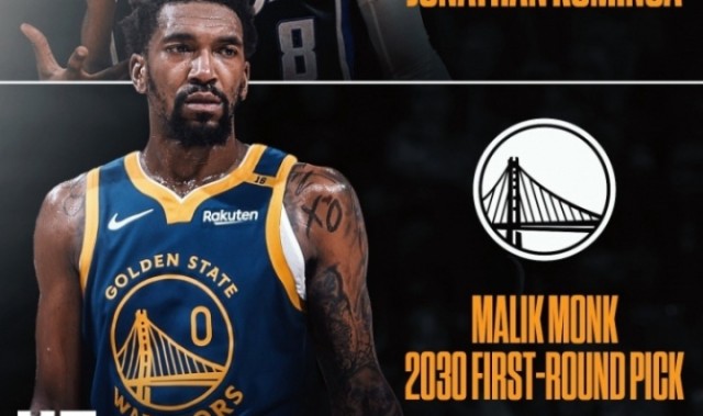 勇士让步？美记：国王认为蒙克与库明加的先签后换交易仍可能实现