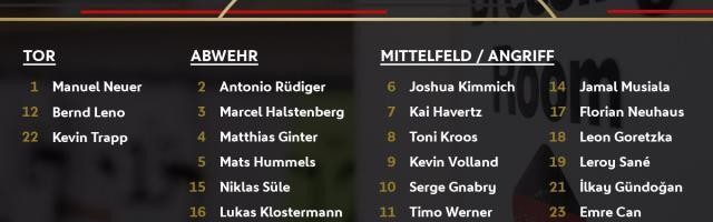 百家乐官网-德国队号码乾坤大挪移！回归的穆勒竟然不再穿13号