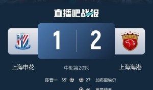 跟队记者谈申花上海德比输球：申花输给的不是海港，而是自己